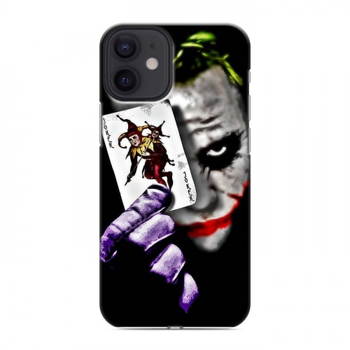 Дизайнерский силиконовый с усиленными углами чехол для Iphone 12 Mini Джокер