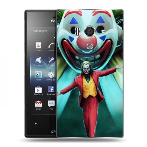 Дизайнерский пластиковый чехол для Sony Xperia acro S Джокер