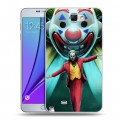 Дизайнерский пластиковый чехол для Samsung Galaxy Note 2 Джокер