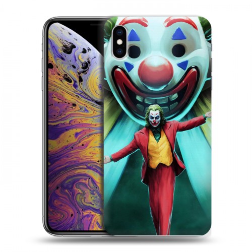 Дизайнерский силиконовый чехол для Iphone Xs Max Джокер