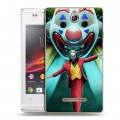 Дизайнерский пластиковый чехол для Sony Xperia E Джокер