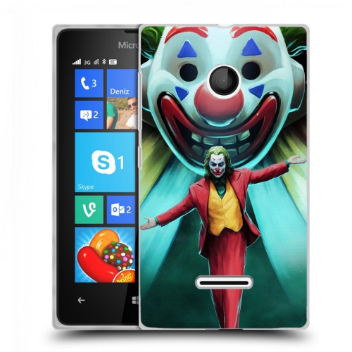 Дизайнерский пластиковый чехол для Microsoft Lumia 435 Джокер