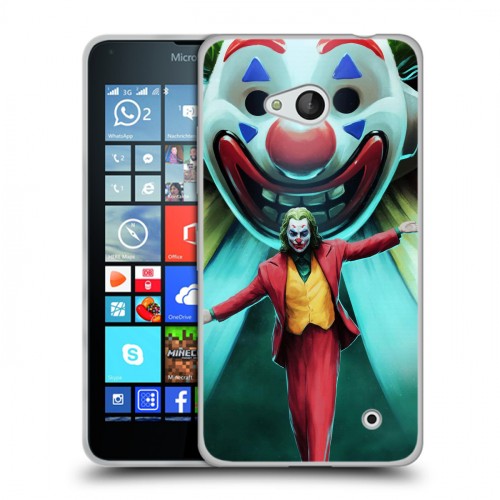 Дизайнерский пластиковый чехол для Microsoft Lumia 640 Джокер