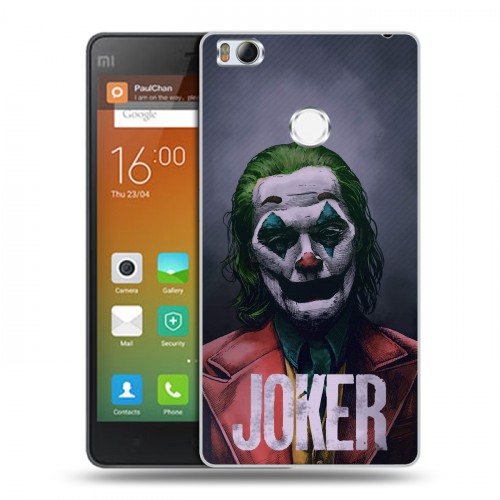 Дизайнерский силиконовый чехол для Xiaomi Mi4S Джокер