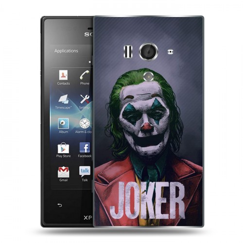 Дизайнерский пластиковый чехол для Sony Xperia acro S Джокер