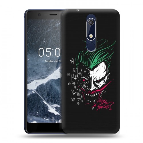 Дизайнерский пластиковый чехол для Nokia 5.1 Джокер