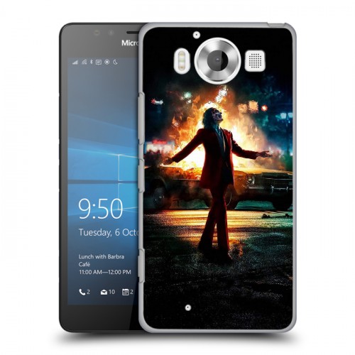 Дизайнерский пластиковый чехол для Microsoft Lumia 950 Джокер