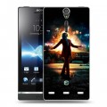 Дизайнерский пластиковый чехол для Sony Xperia S Джокер