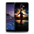 Дизайнерский пластиковый чехол для Nokia 7 Plus Джокер