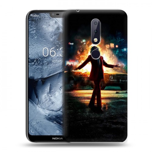 Дизайнерский силиконовый чехол для Nokia 6.1 Plus Джокер