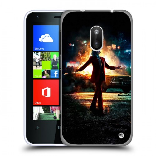 Дизайнерский пластиковый чехол для Nokia Lumia 620 Джокер