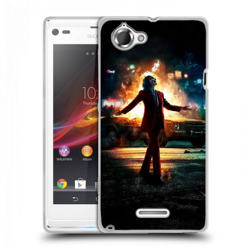 Дизайнерский пластиковый чехол для Sony Xperia L Джокер