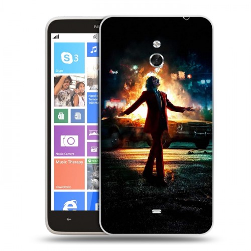 Дизайнерский пластиковый чехол для Nokia Lumia 1320 Джокер