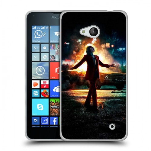 Дизайнерский пластиковый чехол для Microsoft Lumia 640 Джокер