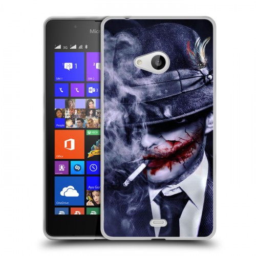 Дизайнерский пластиковый чехол для Microsoft Lumia 540 Джокер