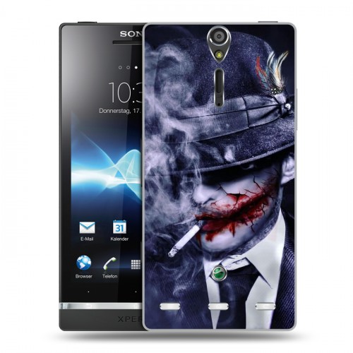 Дизайнерский пластиковый чехол для Sony Xperia S Джокер