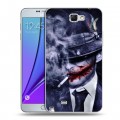 Дизайнерский пластиковый чехол для Samsung Galaxy Note 2 Джокер