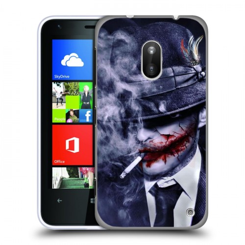 Дизайнерский пластиковый чехол для Nokia Lumia 620 Джокер