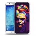 Дизайнерский пластиковый чехол для Samsung Galaxy A8 Джокер