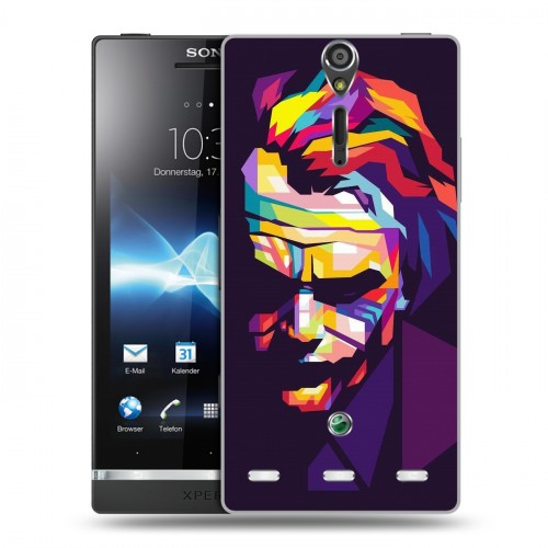 Дизайнерский пластиковый чехол для Sony Xperia S Джокер