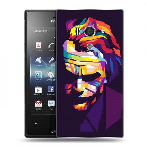 Дизайнерский пластиковый чехол для Sony Xperia acro S Джокер