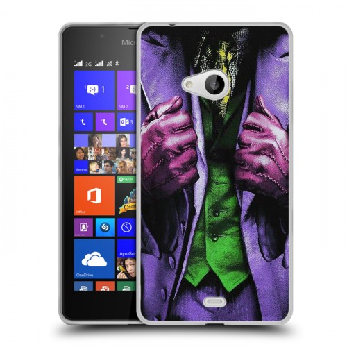 Дизайнерский пластиковый чехол для Microsoft Lumia 540 Джокер