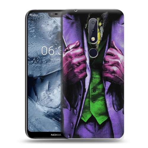 Дизайнерский пластиковый чехол для Nokia 6.1 Plus Джокер