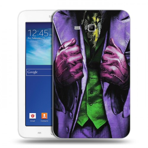 Дизайнерский силиконовый чехол для Samsung Galaxy Tab 3 Lite Джокер