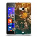 Дизайнерский пластиковый чехол для Microsoft Lumia 540 Джокер