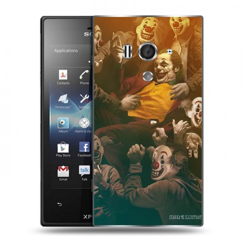 Дизайнерский пластиковый чехол для Sony Xperia acro S Джокер