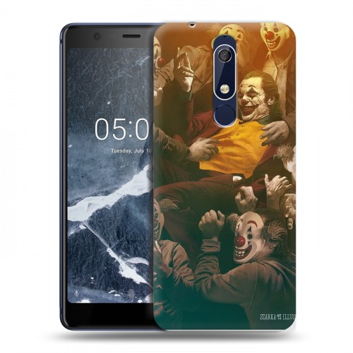 Дизайнерский пластиковый чехол для Nokia 5.1 Джокер