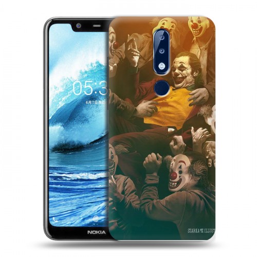 Дизайнерский силиконовый чехол для Nokia 5.1 Plus Джокер