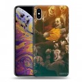 Дизайнерский силиконовый чехол для Iphone Xs Max Джокер