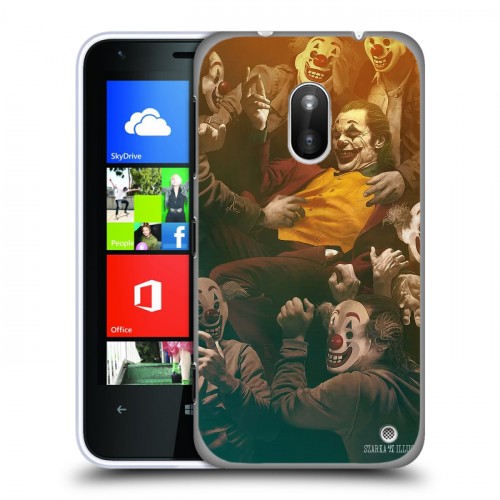 Дизайнерский пластиковый чехол для Nokia Lumia 620 Джокер