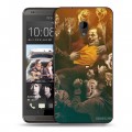 Дизайнерский пластиковый чехол для HTC Desire 700 Джокер