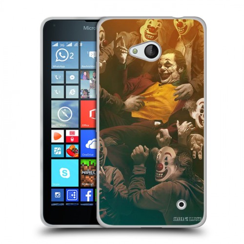 Дизайнерский пластиковый чехол для Microsoft Lumia 640 Джокер