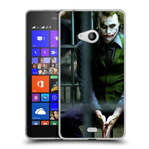 Дизайнерский пластиковый чехол для Microsoft Lumia 540 Джокер