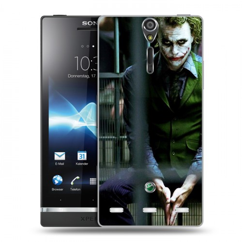 Дизайнерский пластиковый чехол для Sony Xperia S Джокер