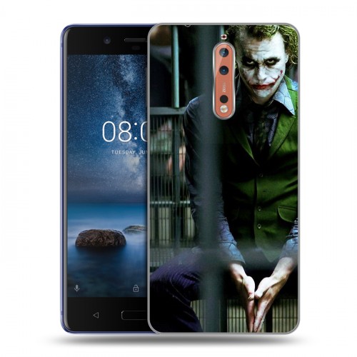 Дизайнерский пластиковый чехол для Nokia 8 Джокер