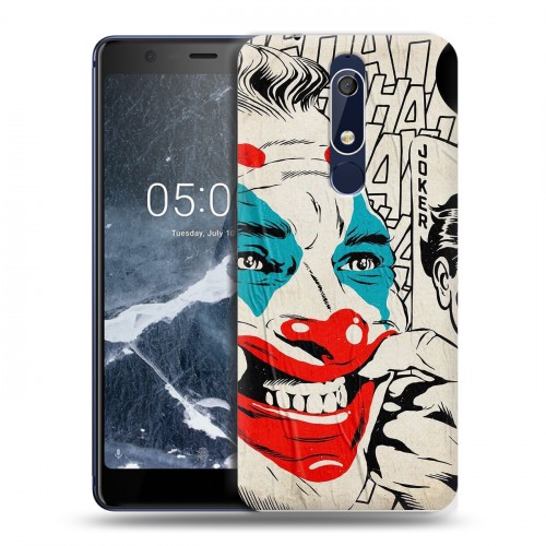 Дизайнерский пластиковый чехол для Nokia 5.1 Джокер