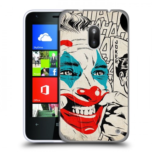 Дизайнерский пластиковый чехол для Nokia Lumia 620 Джокер