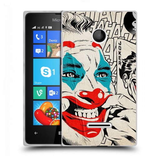 Дизайнерский пластиковый чехол для Microsoft Lumia 435 Джокер