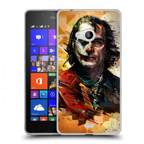 Дизайнерский пластиковый чехол для Microsoft Lumia 540 Джокер