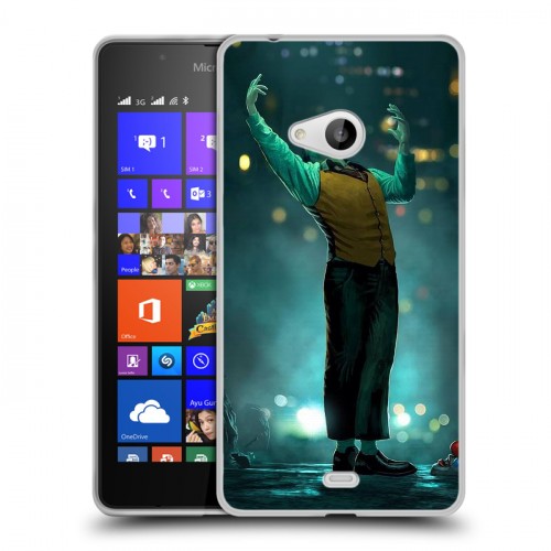 Дизайнерский пластиковый чехол для Microsoft Lumia 540 Джокер