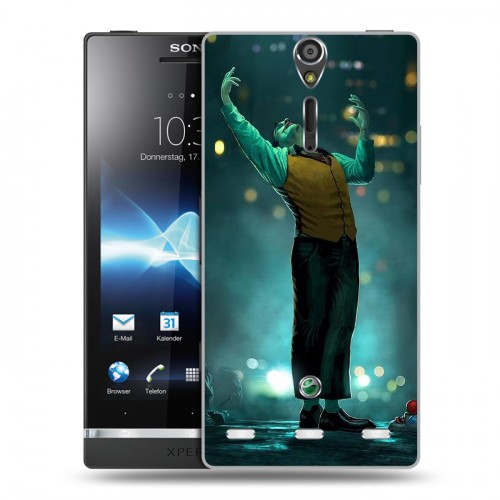 Дизайнерский пластиковый чехол для Sony Xperia S Джокер