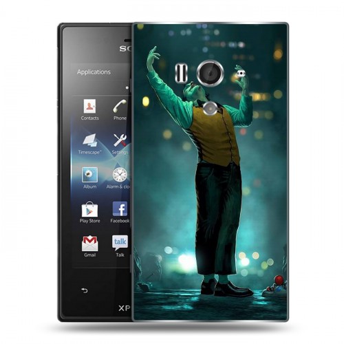 Дизайнерский пластиковый чехол для Sony Xperia acro S Джокер