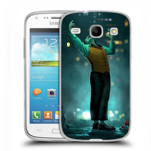 Дизайнерский пластиковый чехол для Samsung Galaxy Core Джокер