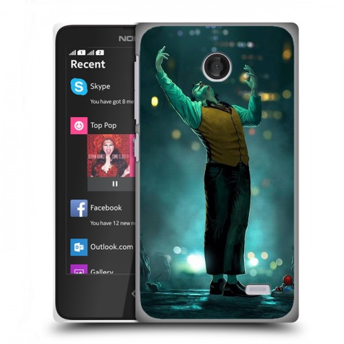 Дизайнерский пластиковый чехол для Nokia X Джокер