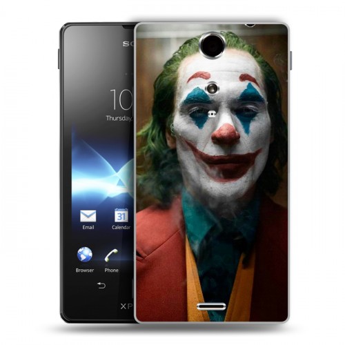 Дизайнерский пластиковый чехол для Sony Xperia TX Джокер