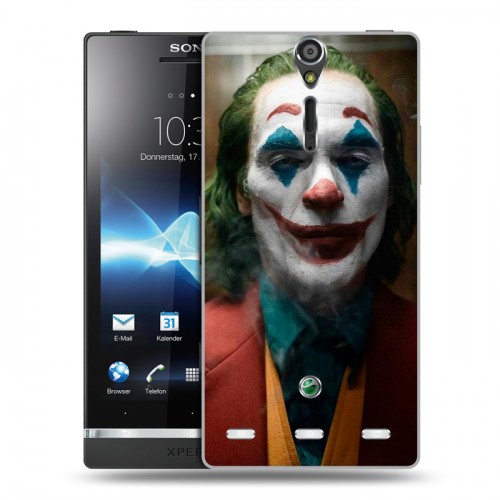 Дизайнерский пластиковый чехол для Sony Xperia S Джокер